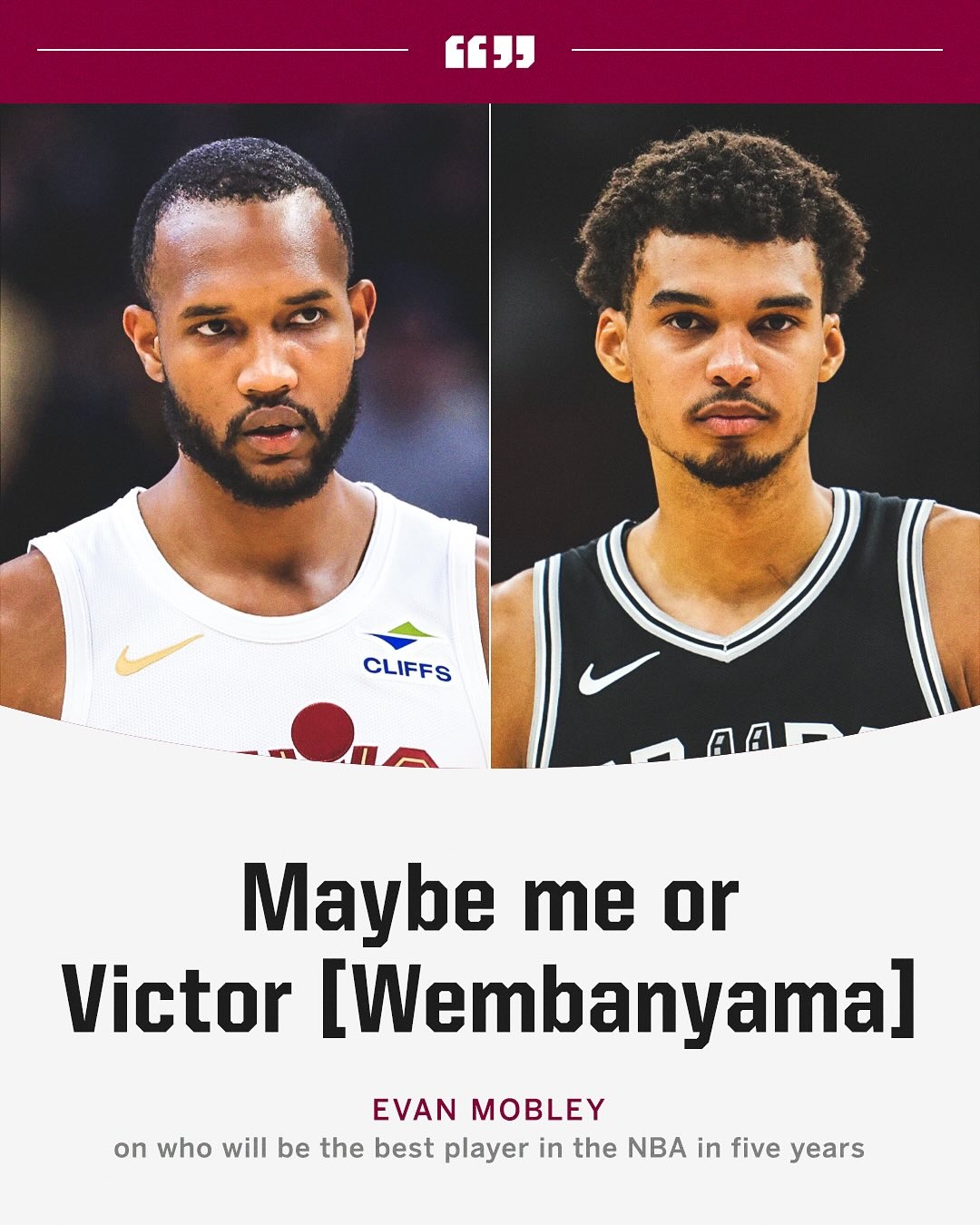  未來5年NBA最好的球員會是誰？莫布里：可能是我或者文班亞馬