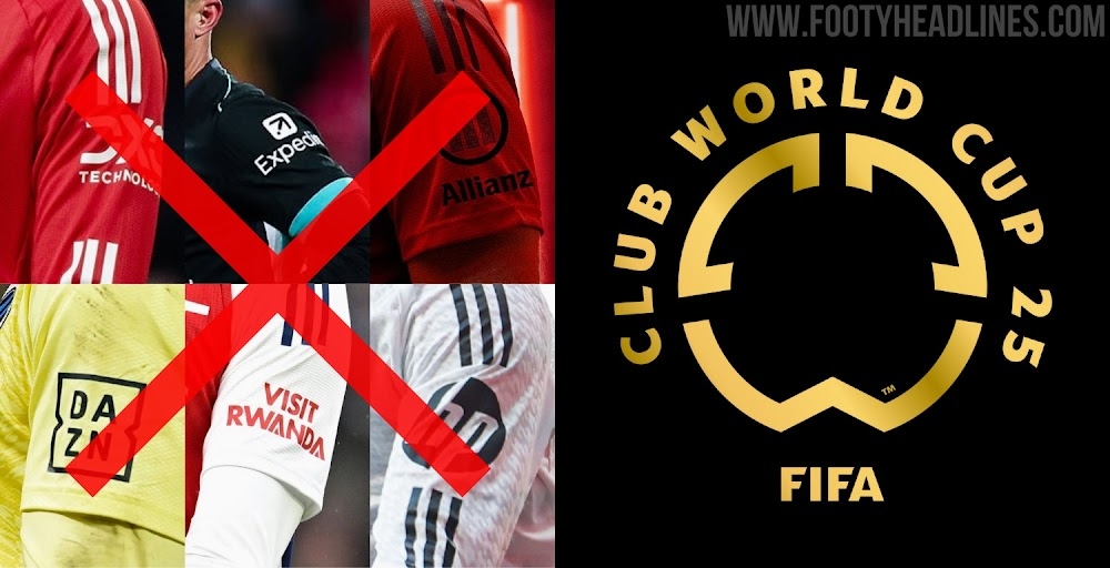  FIFA不允許世俱杯球隊有袖標贊助，需貼上世俱杯徽標