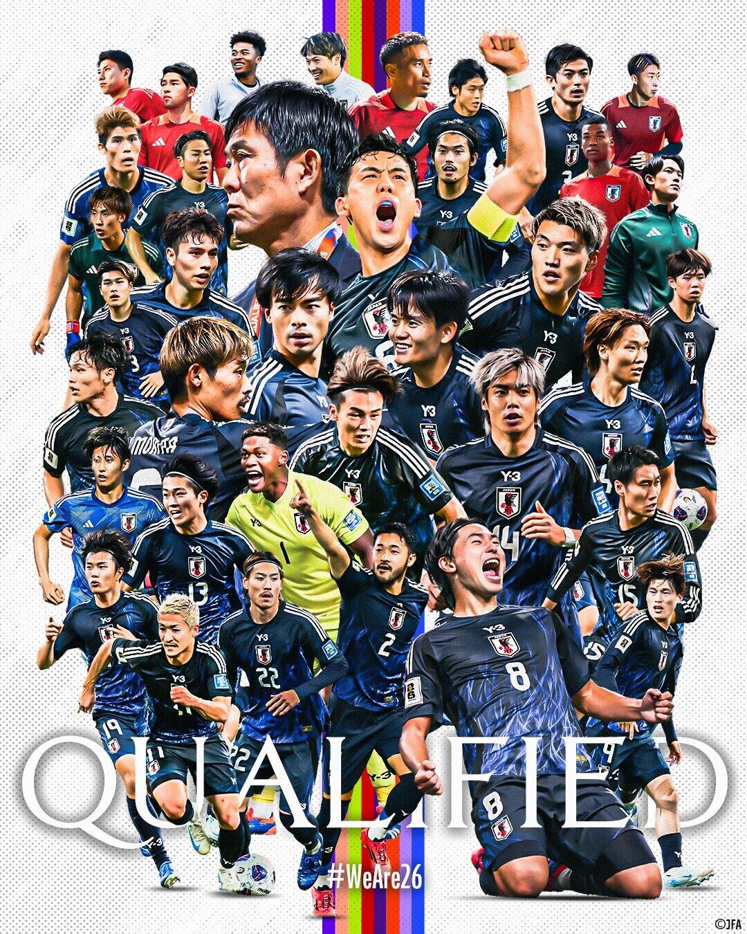  斷層領先！日本7輪6勝1平提前晉級世界杯，全球除東道主外首隊！