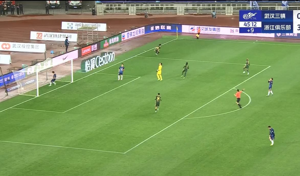  18歲王鈺棟中超處子球！三鎮(zhèn)后防白給，浙江半場4-0領先