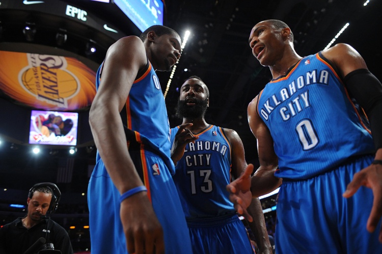  雷霆三少得分全部進(jìn)入歷史前20！他們是NBA歷史最大的如果嗎？