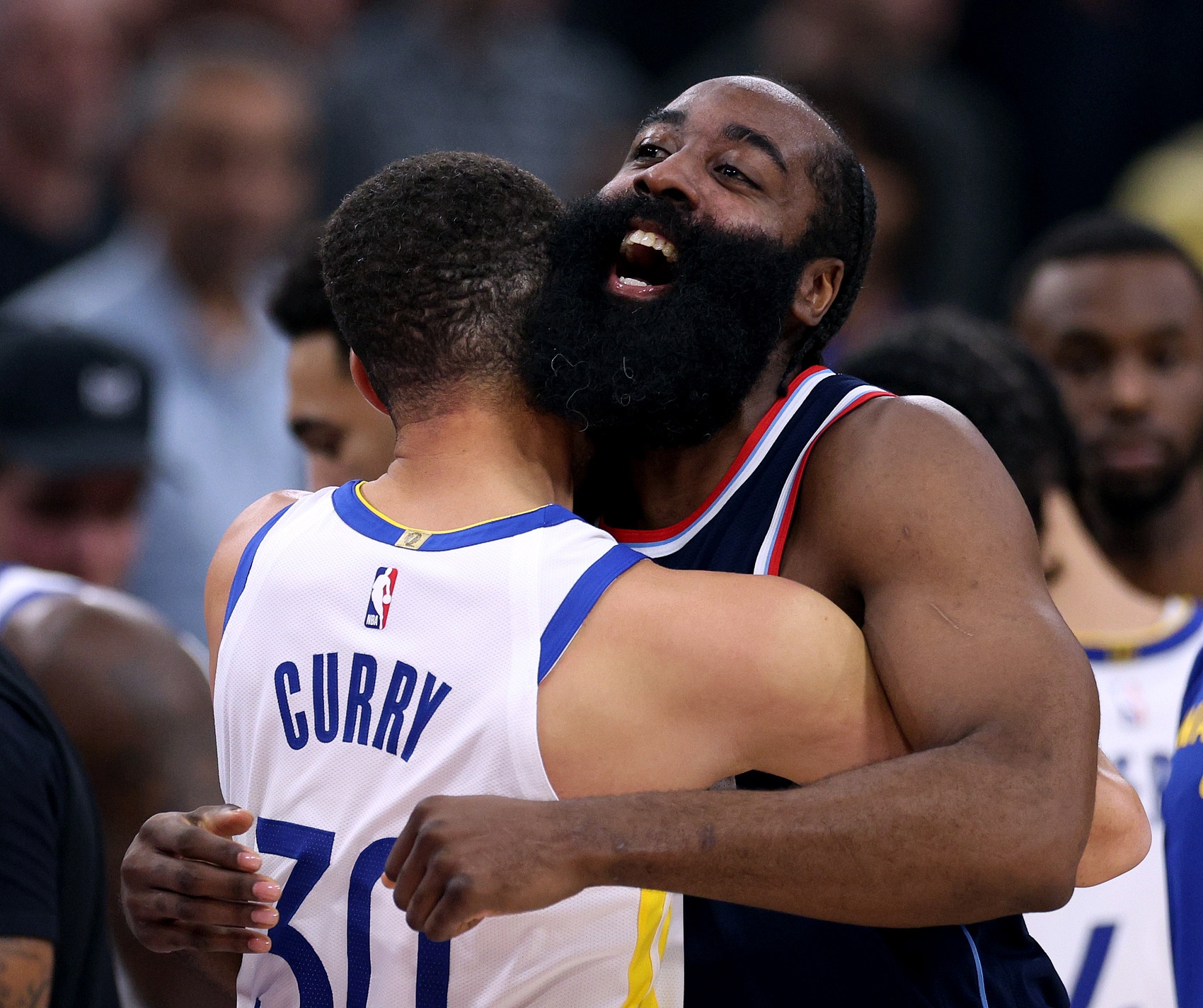  諸神黃昏！庫(kù)里哈登先后50+ NBA歷史首次兩名35歲以上球員轟50+！